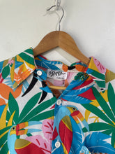 Vintage 80's Samba Toucans Print Shirt