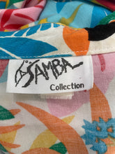 Vintage 80's Samba Toucans Print Shirt