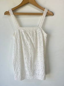 Matta White Lace Cami