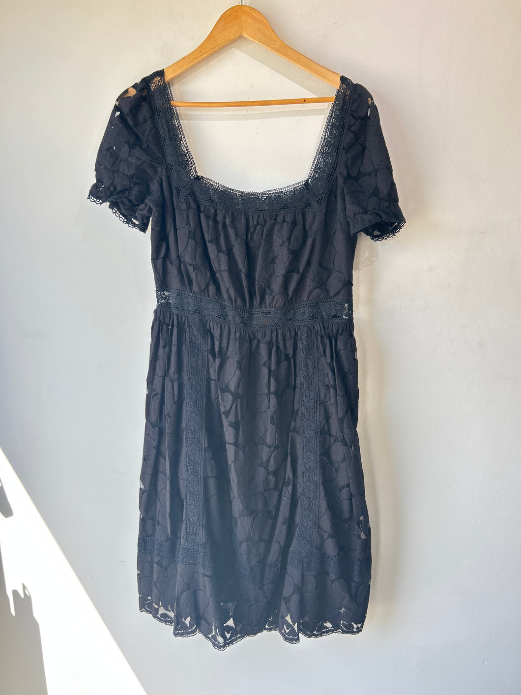Anna Sui Black Lace Dress