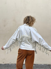 Vintage BB Dakota White Fringe Jacket