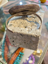 Vintage Baby Cuff Silver and Turquoise Bracelet