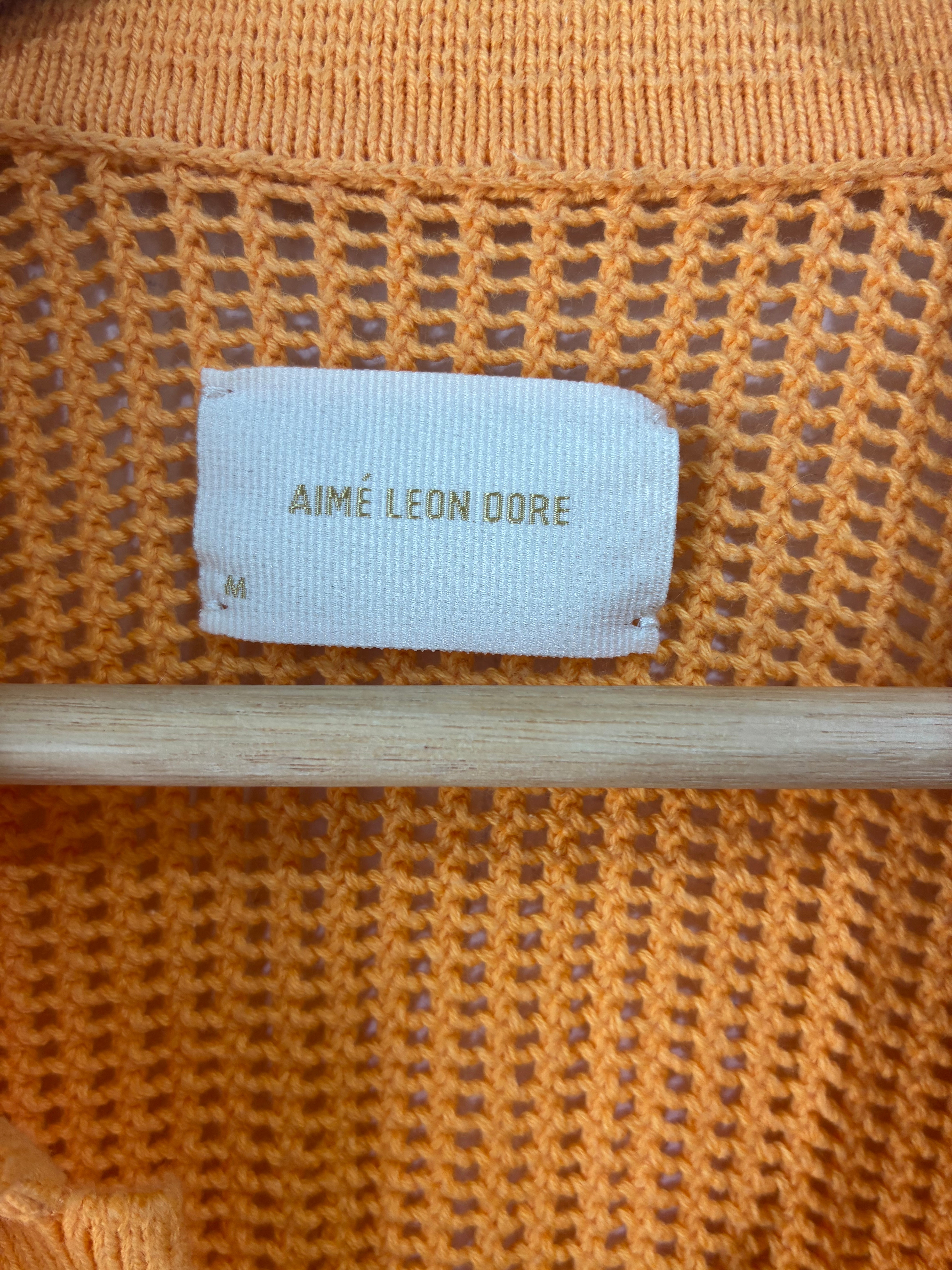 Aime Leon Dore Orange Sherbet Net Top – The Curatorial Dept.