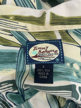 Tommy Bahama Blue Green Bamboo Print Shirt