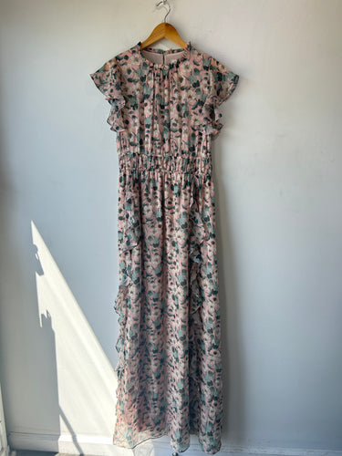 Shoshanna Midnight Pink Floral Dress
