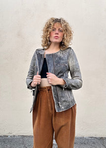 Isabel Marant Grey Leather Jacket