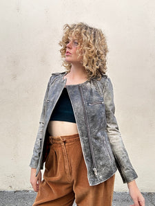 Isabel Marant Grey Leather Jacket