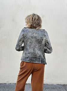 Isabel Marant Grey Leather Jacket