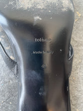 Toteme Black Kitten Heel Flip Flops Size 41