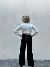 Vintage Black and White Tuxedo Jumpsuit