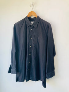 Vintage Issey Miyake Black Long Sleeve Men's Shirt 1990s