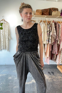 Iro Metallic Silver Pants