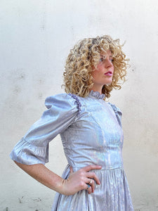 Batsheva Silver Iridescent Dress