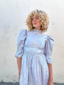 Batsheva Silver Iridescent Dress