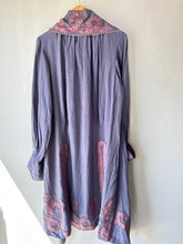 Antique Lavender + Pink Silk Duster Jacket