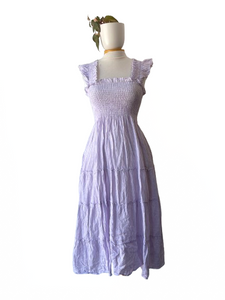Hill House Lavender Striped Nap Dress