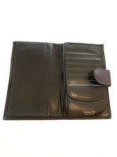 Christian Dior Blue Logo Monogram Wallet