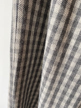 Ichi Antiquities Grey Gingham Wool Pants