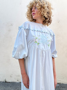 Damson Madder Pale Blue Nightgown Dress