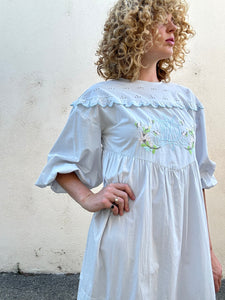 Damson Madder Pale Blue Nightgown Dress