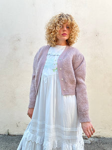 Amomento Mauve Mohair Cardigan