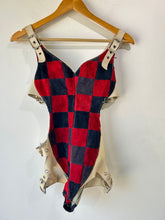 Vintage Suede Checkered Body Suit