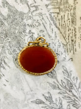 Antique Carnelian King and Queen Pendant