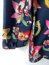 Vintage Emanuel Ungaro Navy & Floral Pattern Jacket