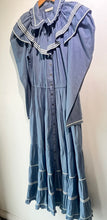 Ulla Johnson Blue Chambray Ruffle Dress