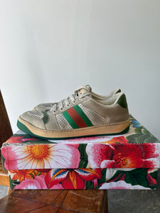 Authenticated Gucci Screener Sneakers