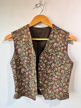 Vintage Floral Brocade Vest