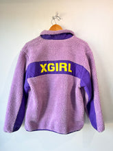 X Girl Lavender Fuzzy Sherpa Pullover