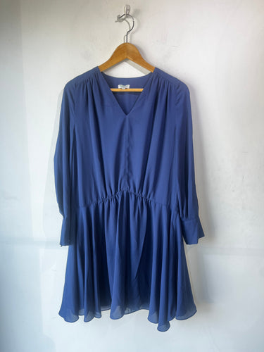 Kenzo Oversized Blue Drop Waist Dress