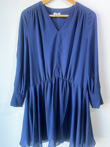 Kenzo Oversized Blue Drop Waist Dress