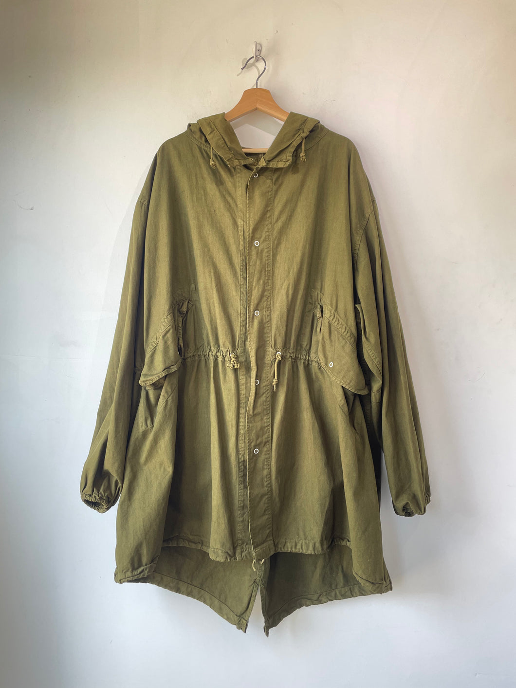 Vintage Army Green Military Cotton Jacket