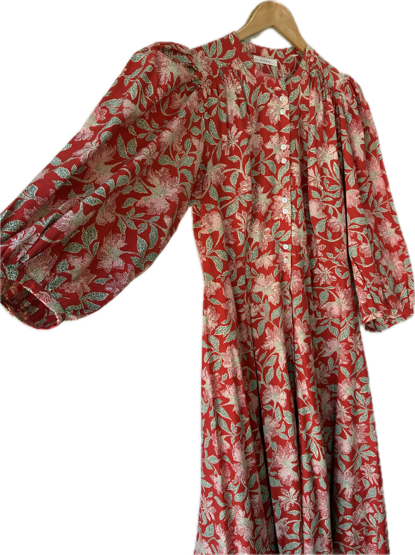 doen red silk dress Red Silk Doen Dress by Doen