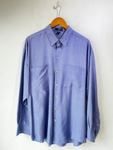 Phiz Men's Cornflower Blue Silk Shirt