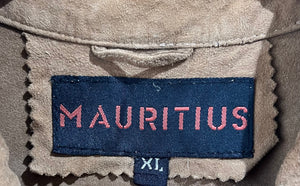 Mauritius Tan Suede Men's Shirt