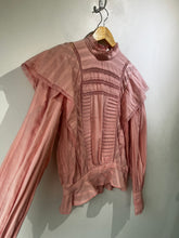 Isabel Marant Étoile Pink Ruffle Flutter Sleeve Blouse