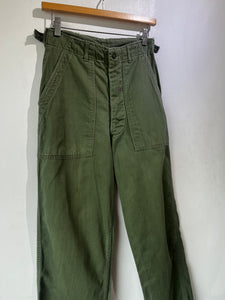 Vintage Green Army Pants 26X31