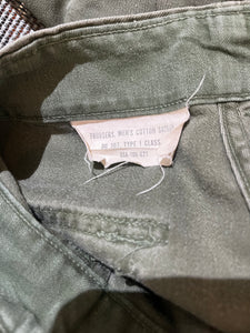 Vintage Army Green Pants 34X29