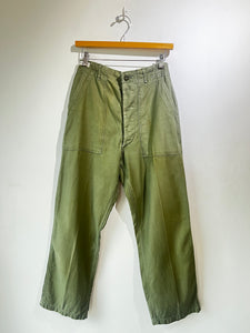 Vintage Green Army Pants 29X28