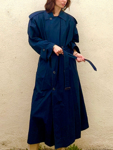 Anne Klein Navy Trench Coat