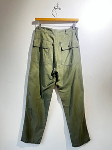 Vintage Green Army Pants 29X30