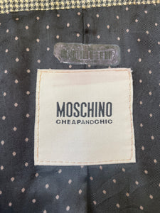 Moschino Cheap and Chic Houndstooth Skirt Suit