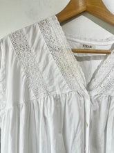 Straw London White Cotton Nightgown