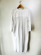 Straw London White Cotton Nightgown