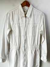 &Denim White Denim Coveralls