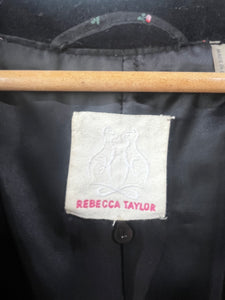 Rebecca Taylor Black Mongolian Fur Vest