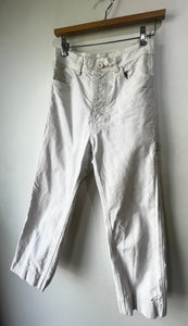 Jesse Kamm White Handy Pants